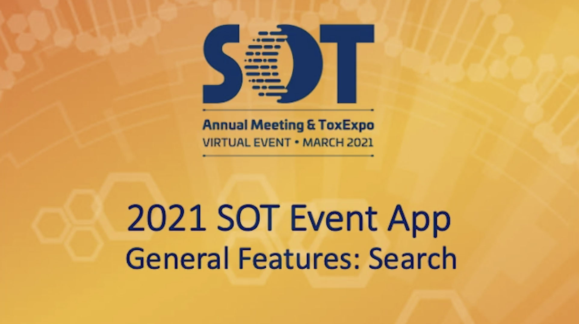 General Features: Search