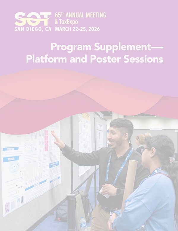 Program Supplement: Platform and Poster Sessions