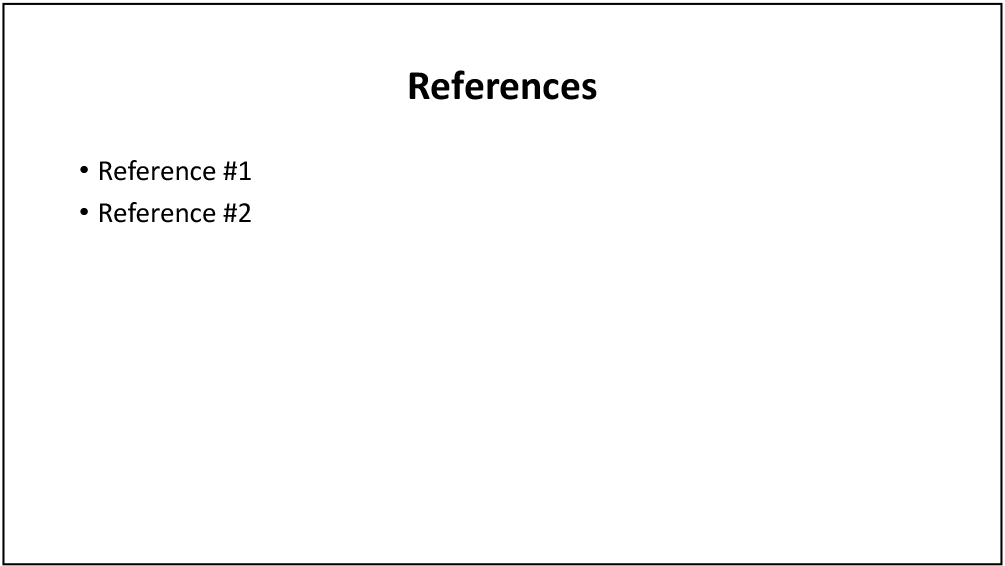 LIST OF REFERENCES slide no. 5