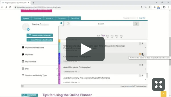 Video for Online Planner Tips and Tricks