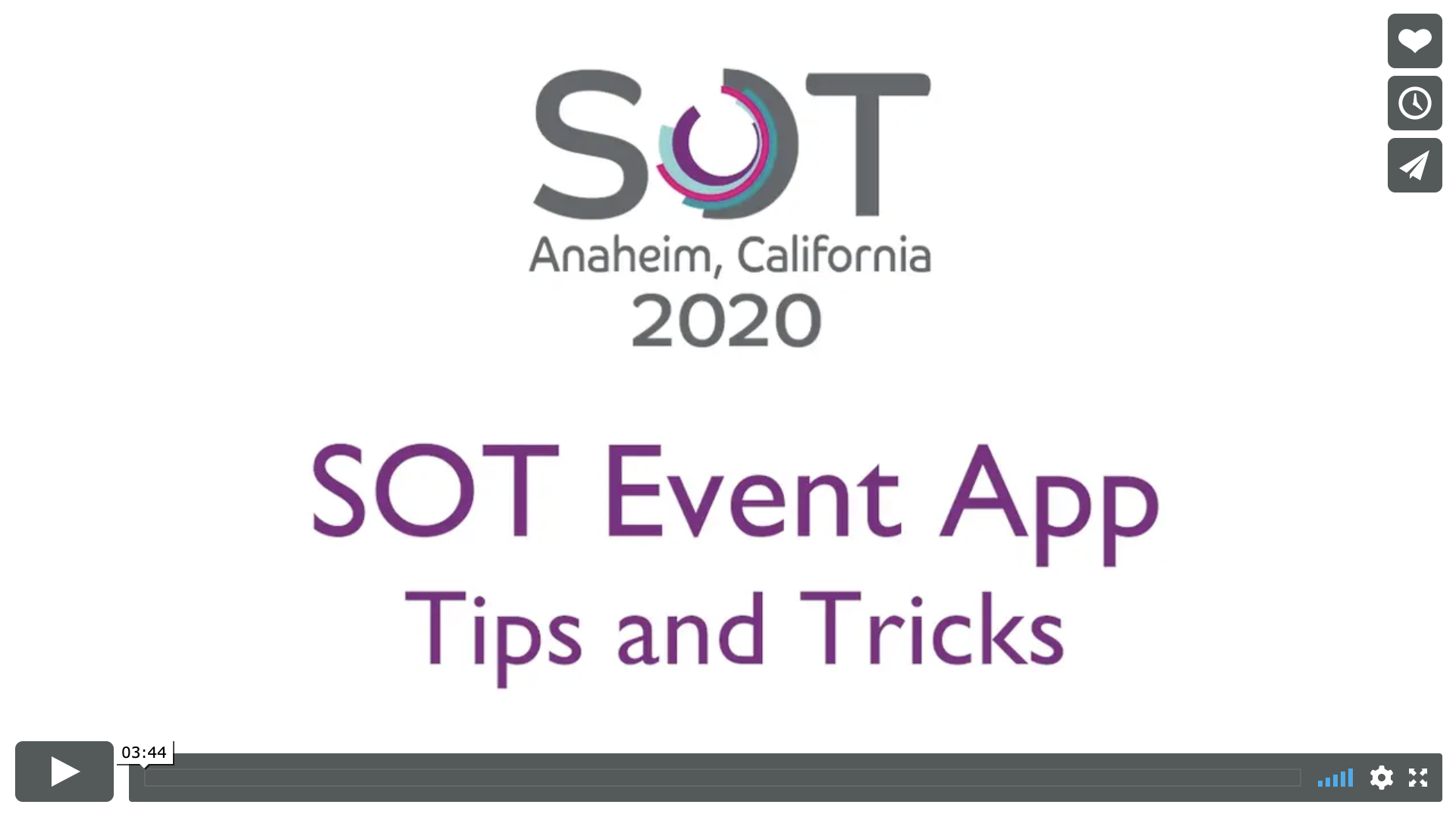 Video with Tips and Tricks