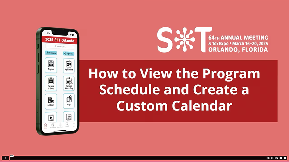 How to View the Program Schedule and Create a Custom Calendar Instructions